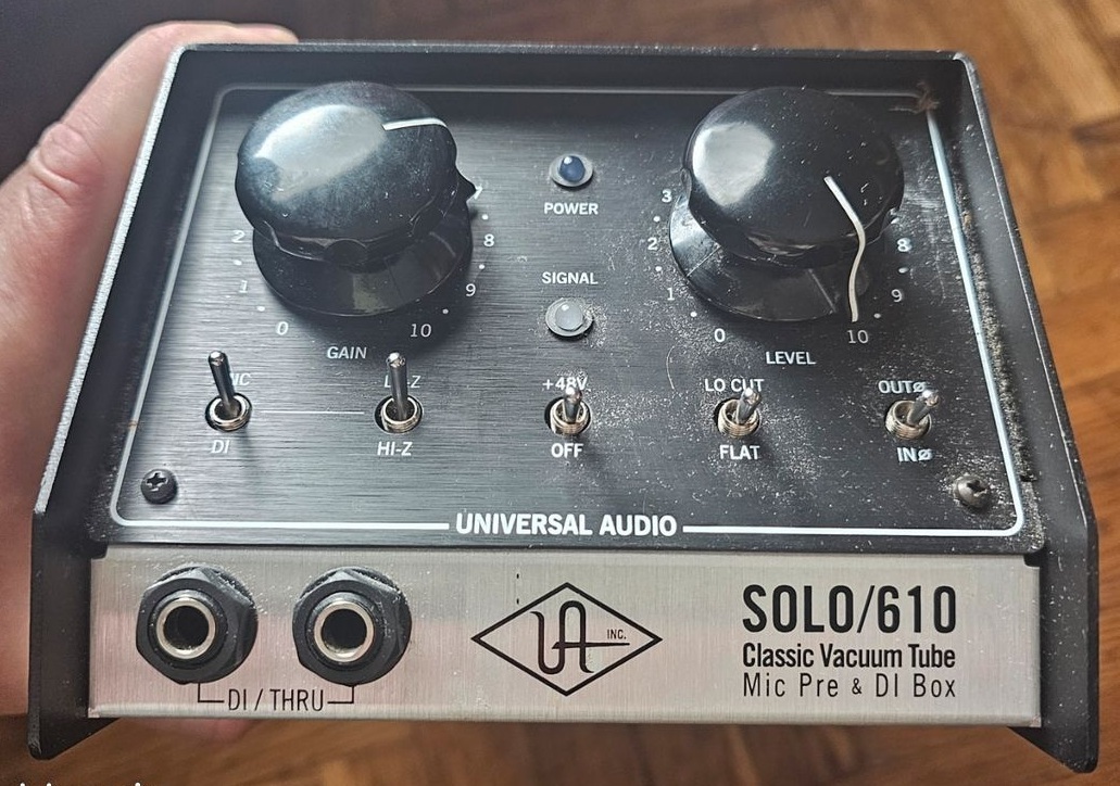 Vends UNIVERSAL AUDIO SOLO 610 souis garantie