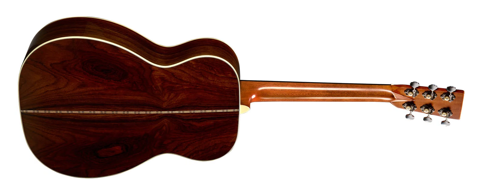 Martin &amp; Co Custom Shop 00 Wild Grain Rosewood : Custom Shop 00 Wild Grain RosewoodREAR