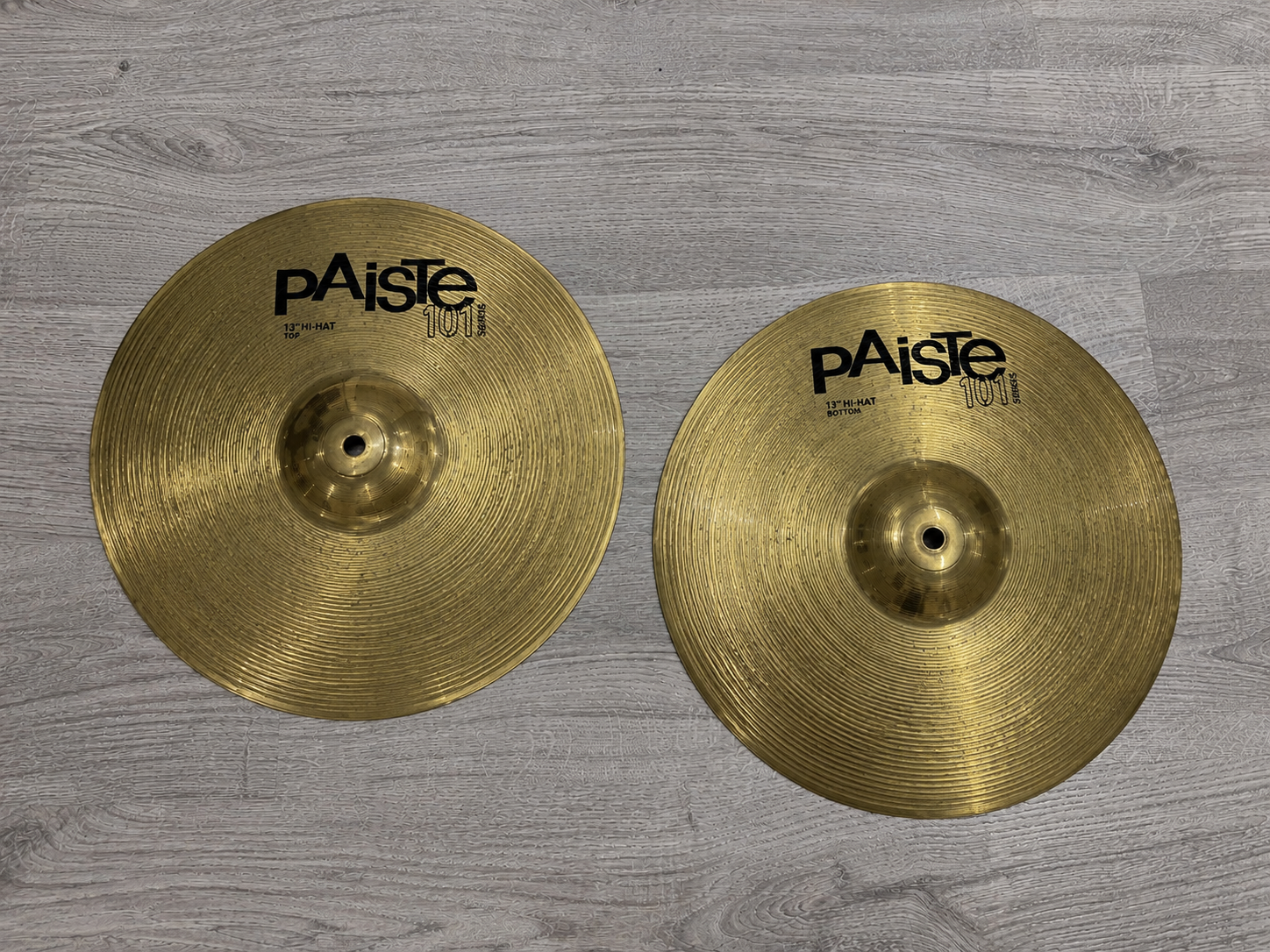 Cymbales Hi-Hat Paiste 101 Brass 13"
