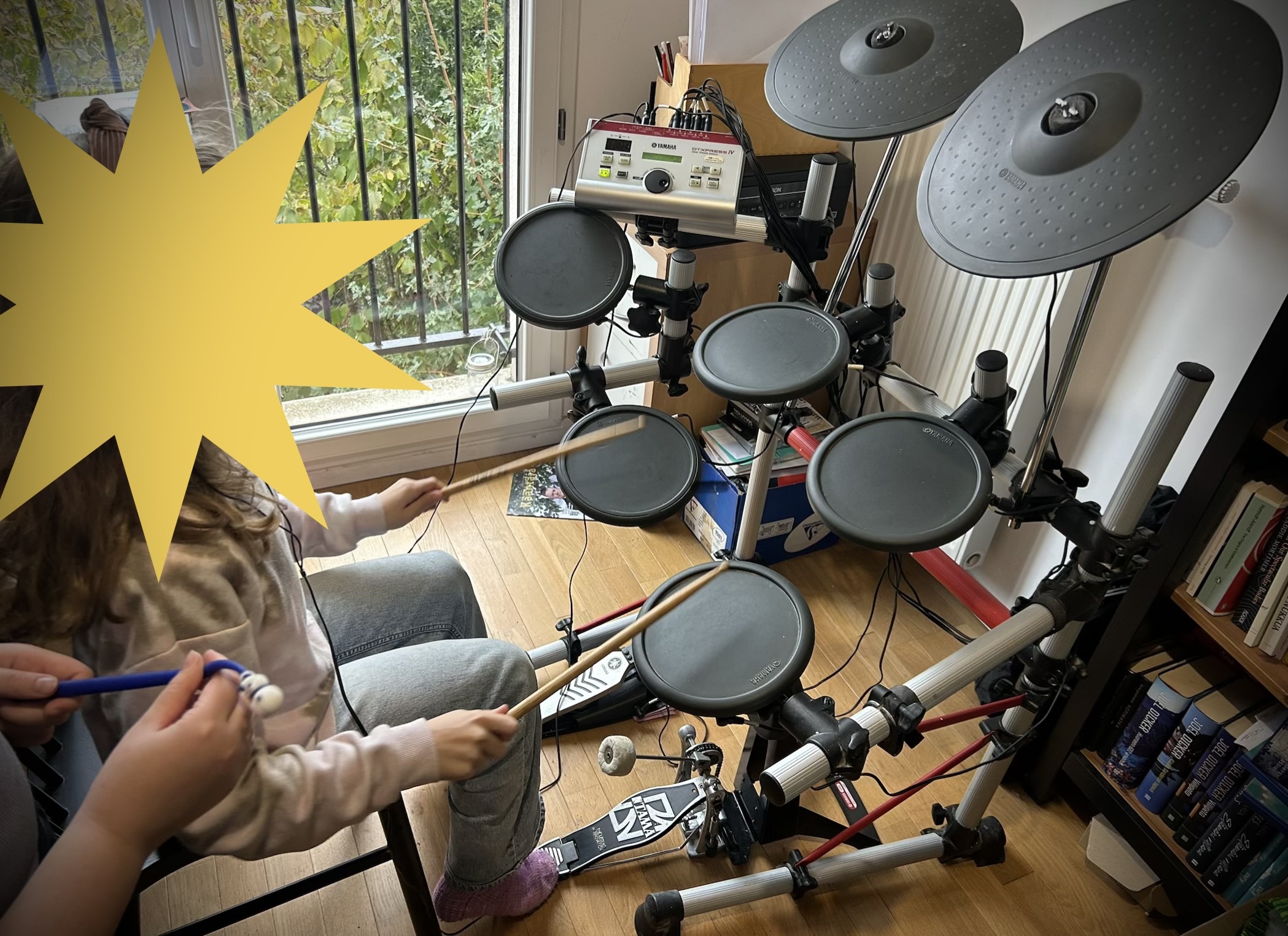 Yamaha DTXPRESS IV - kit batterie électronique complet - quasi neuf
