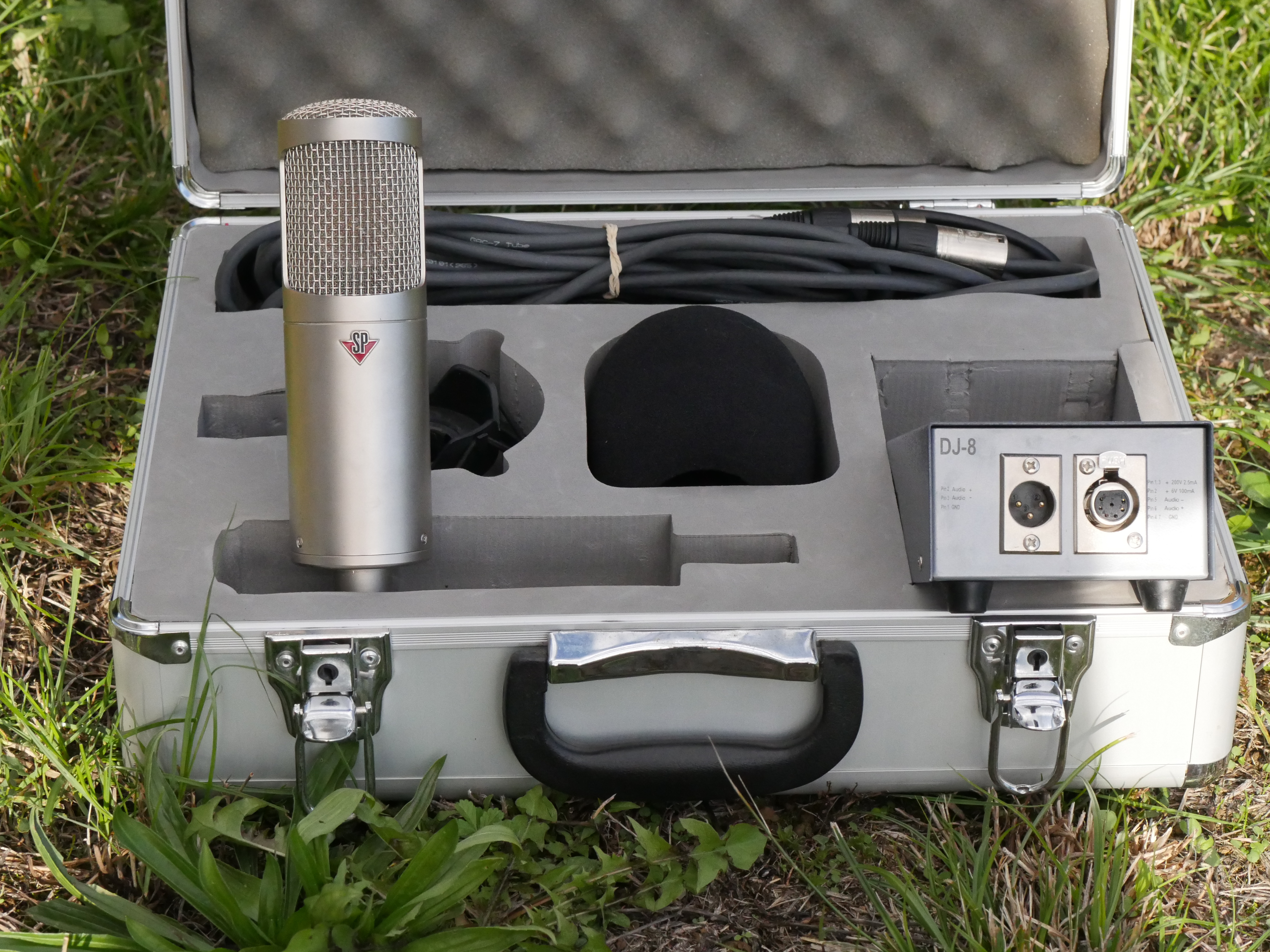 Studio Projects TB1 V1 – 1ère génération – Micro à lampe 797 Audio - Ensemble complet