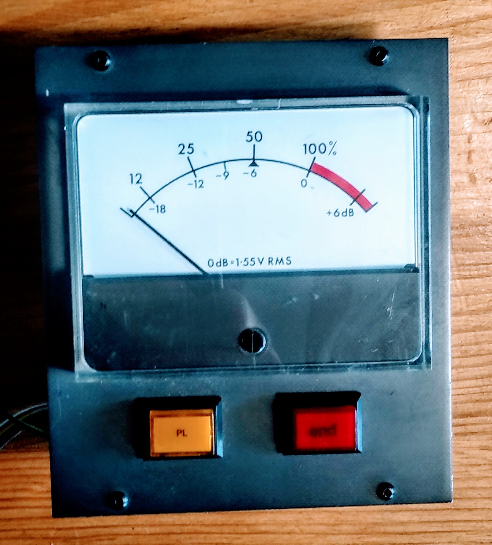 Paire de VU-metre Studer