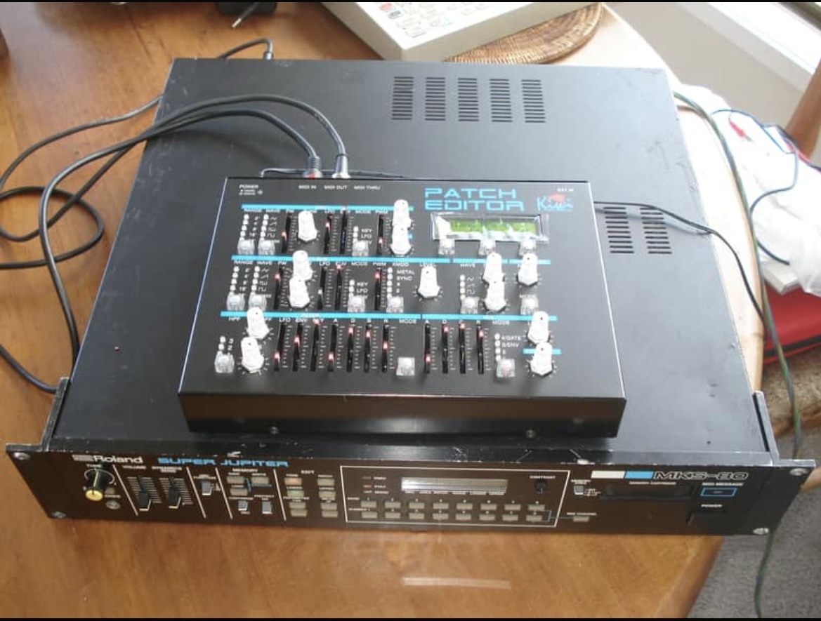 Roland MKS-80 Super Jupiter 1984 - Black, avec Kiwi match Editor ( controller) 