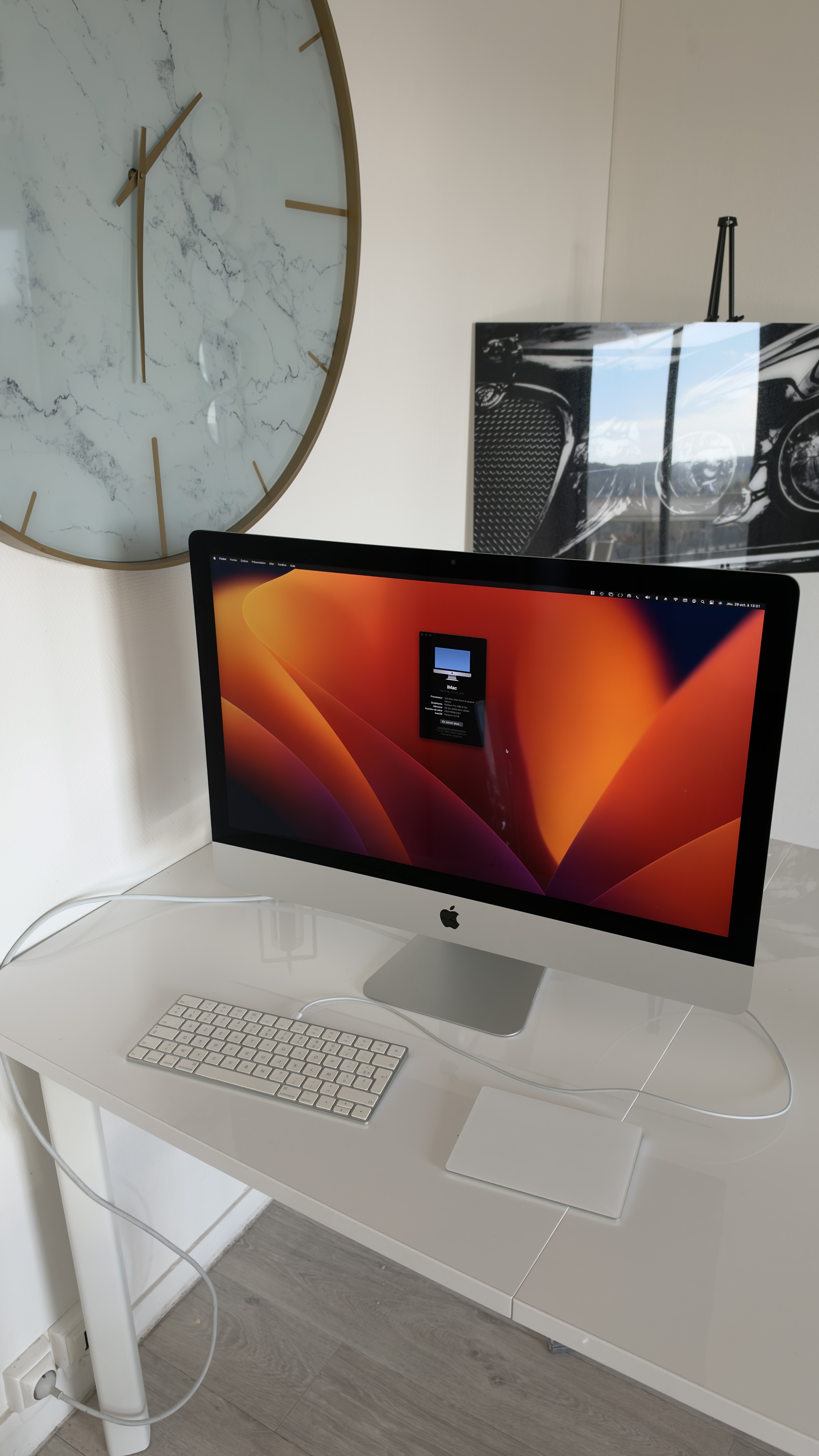 Vends Imac 27" 5K 2017 48 Go mémoire.