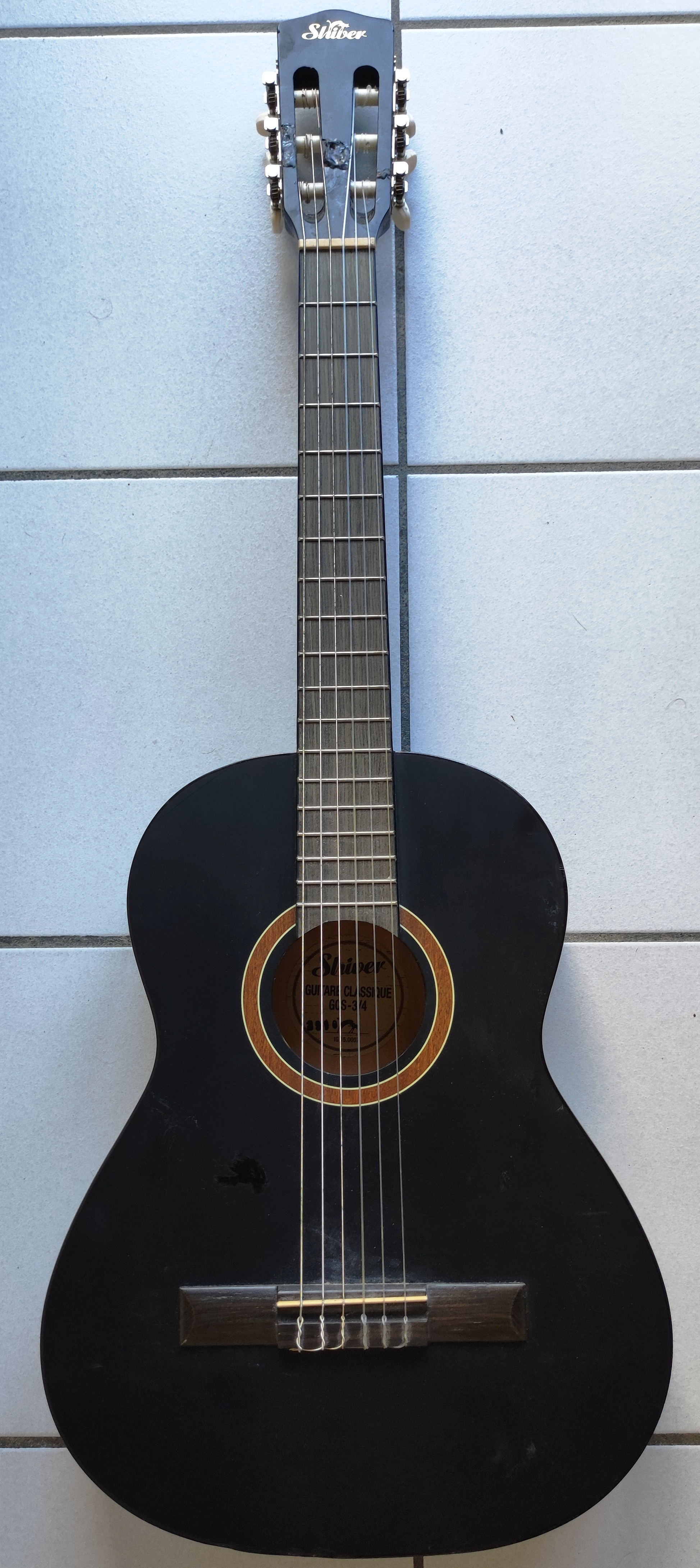 Guitare Classique Noire 3/4