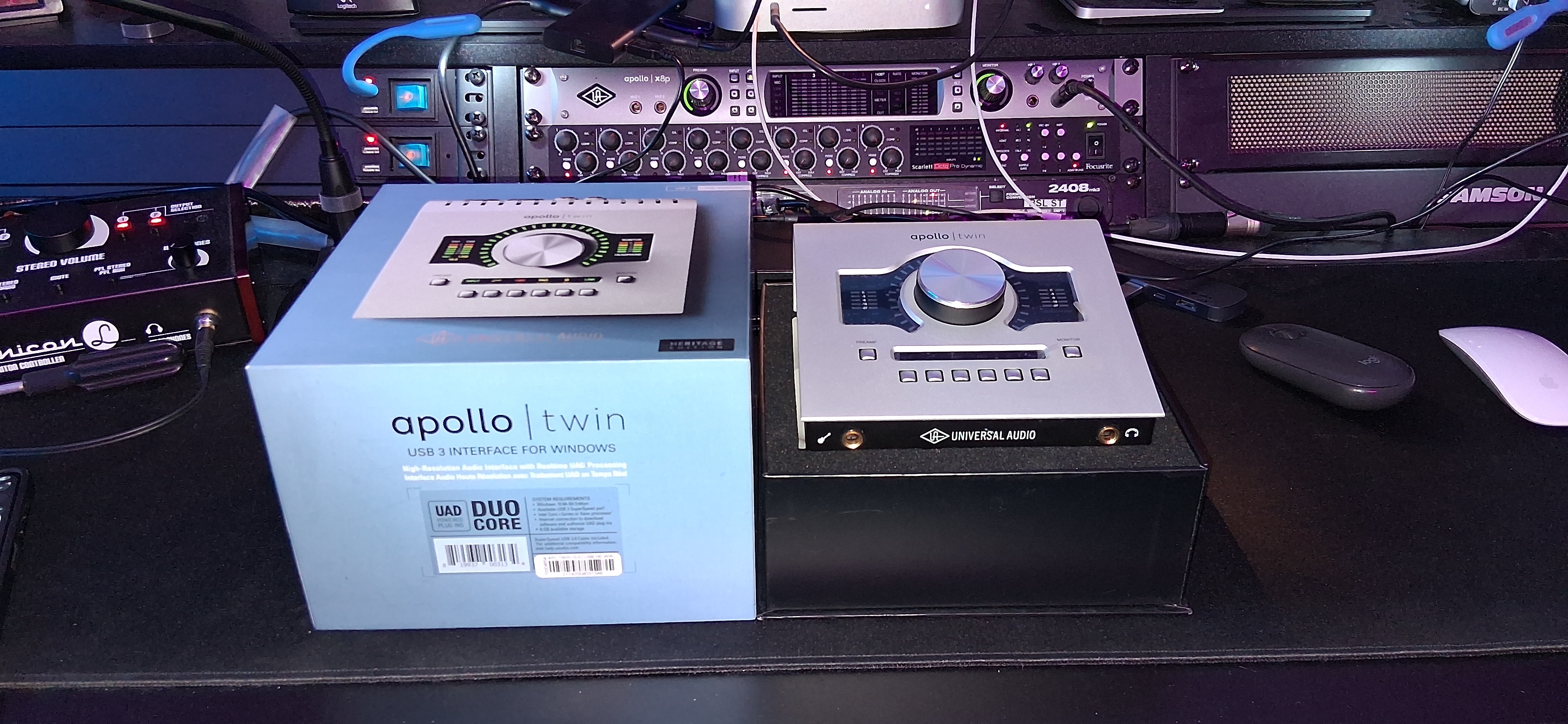 Vends UAD Apollo Twin Duo USB état quasi neuf