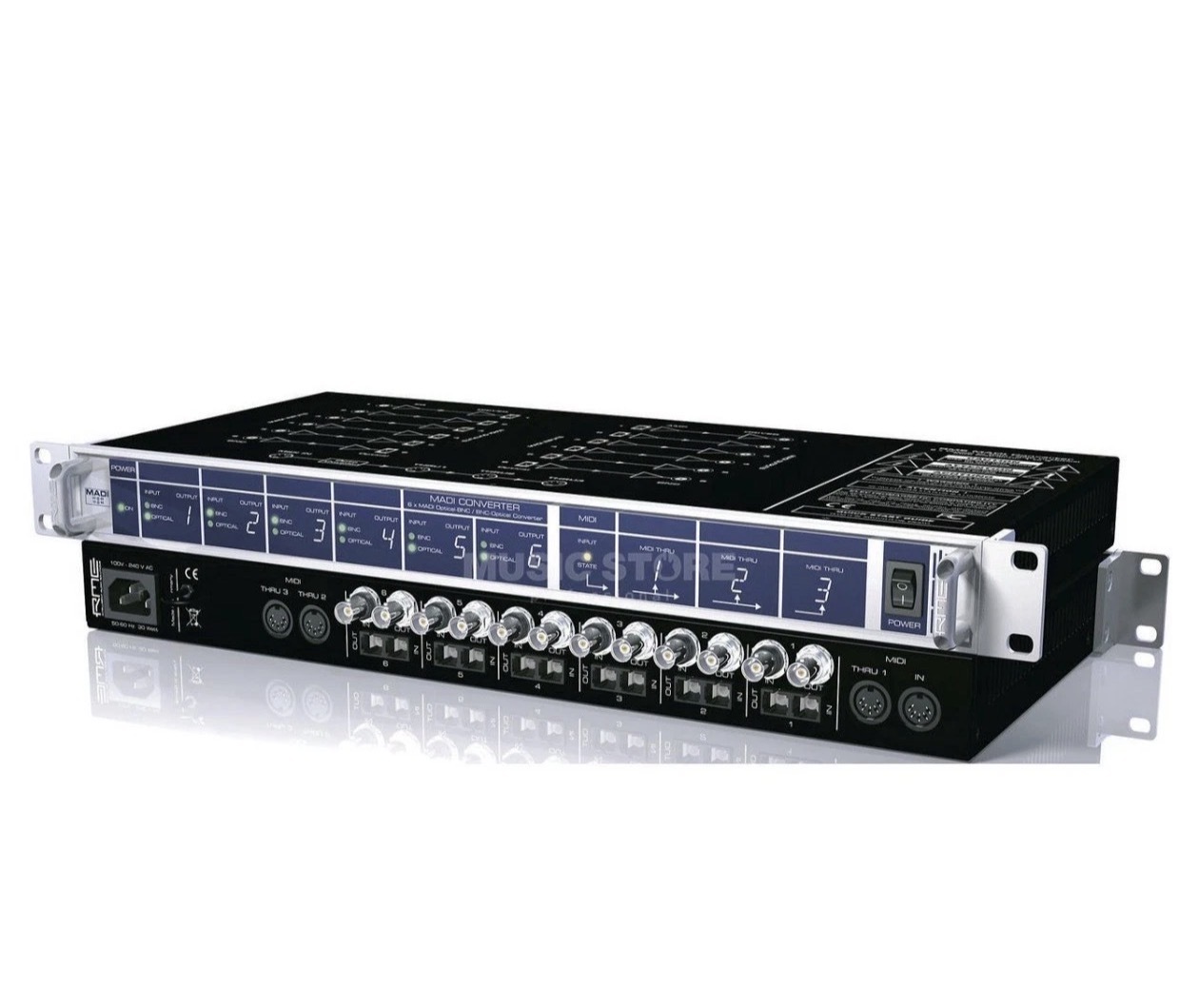 RME MADI Converter  audio  6- Port MADI Optical - BNC - STUDIO