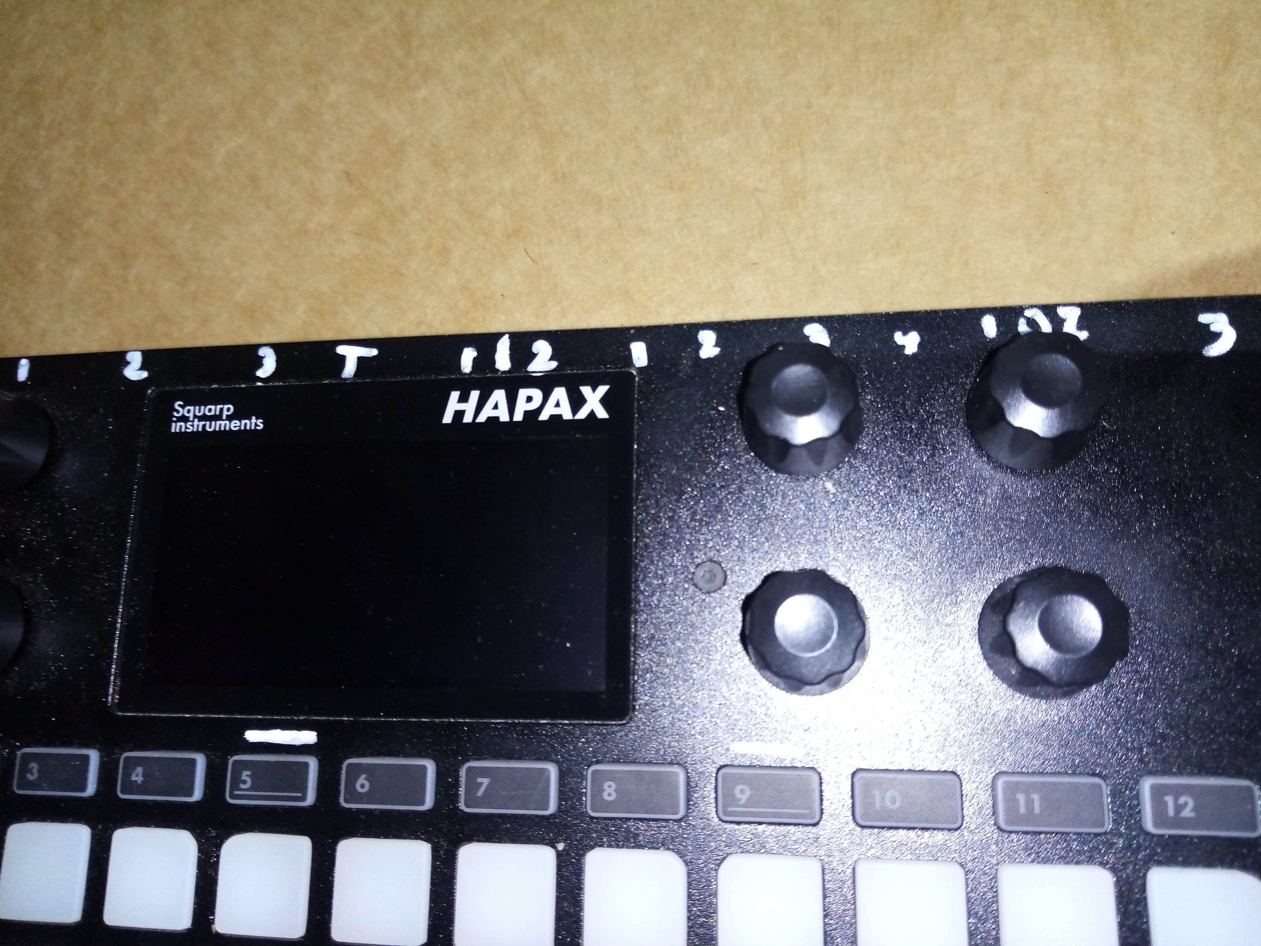 Squarp Hapax avec decksaver