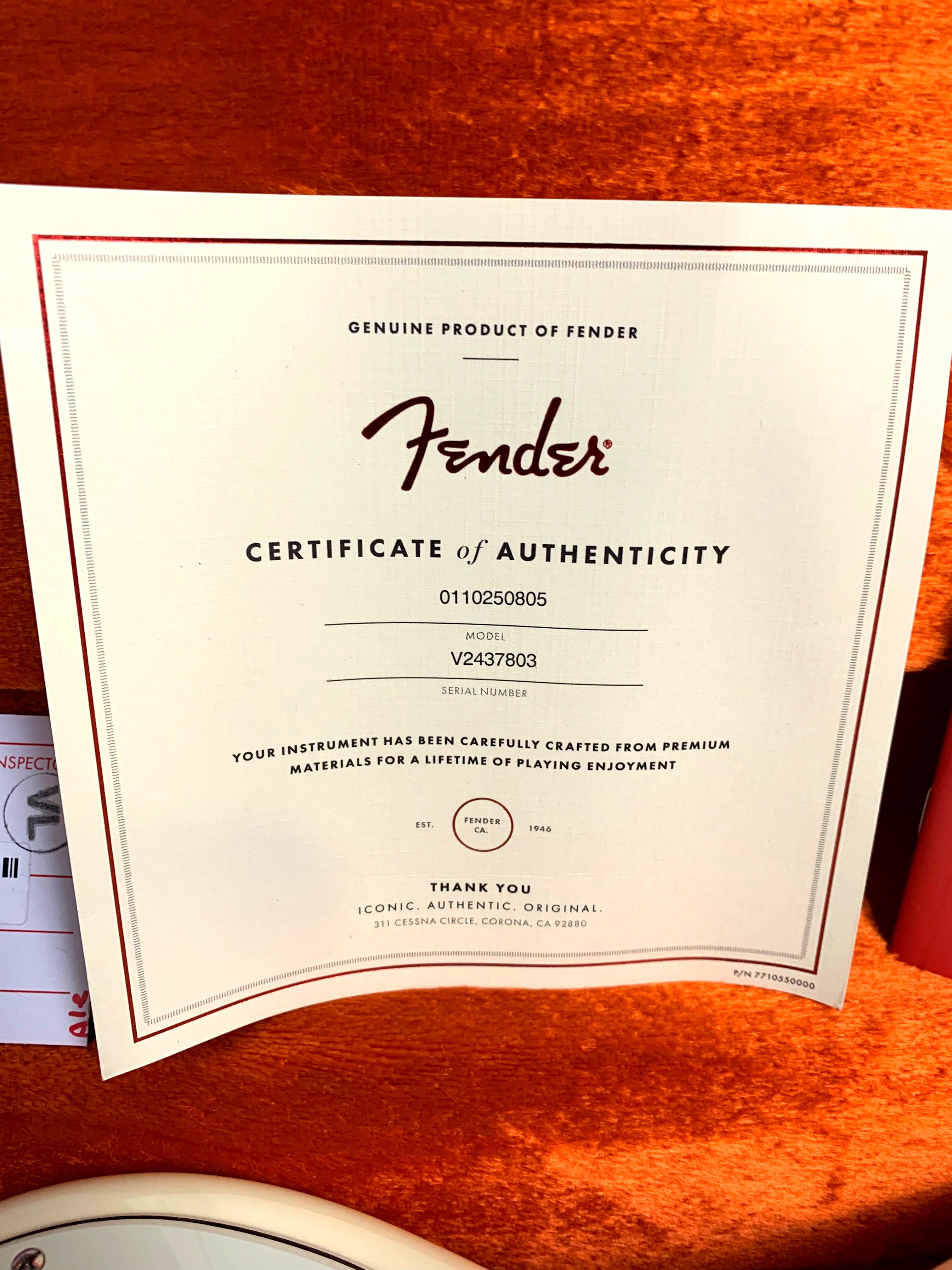 Fender American Vintage II 1961 Stratocaster (25023)