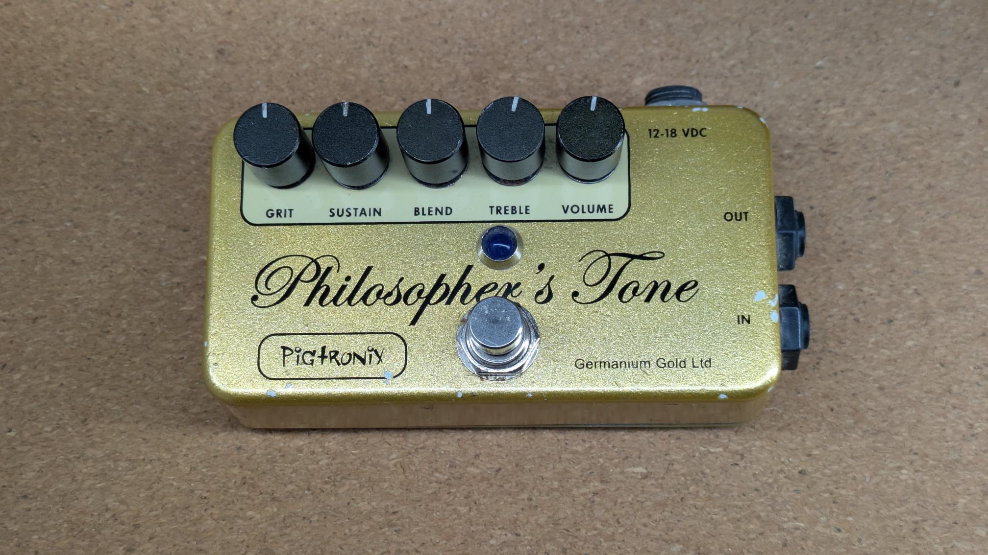 Compresseur Pigtronix Philosopher's Tone Gold LTD