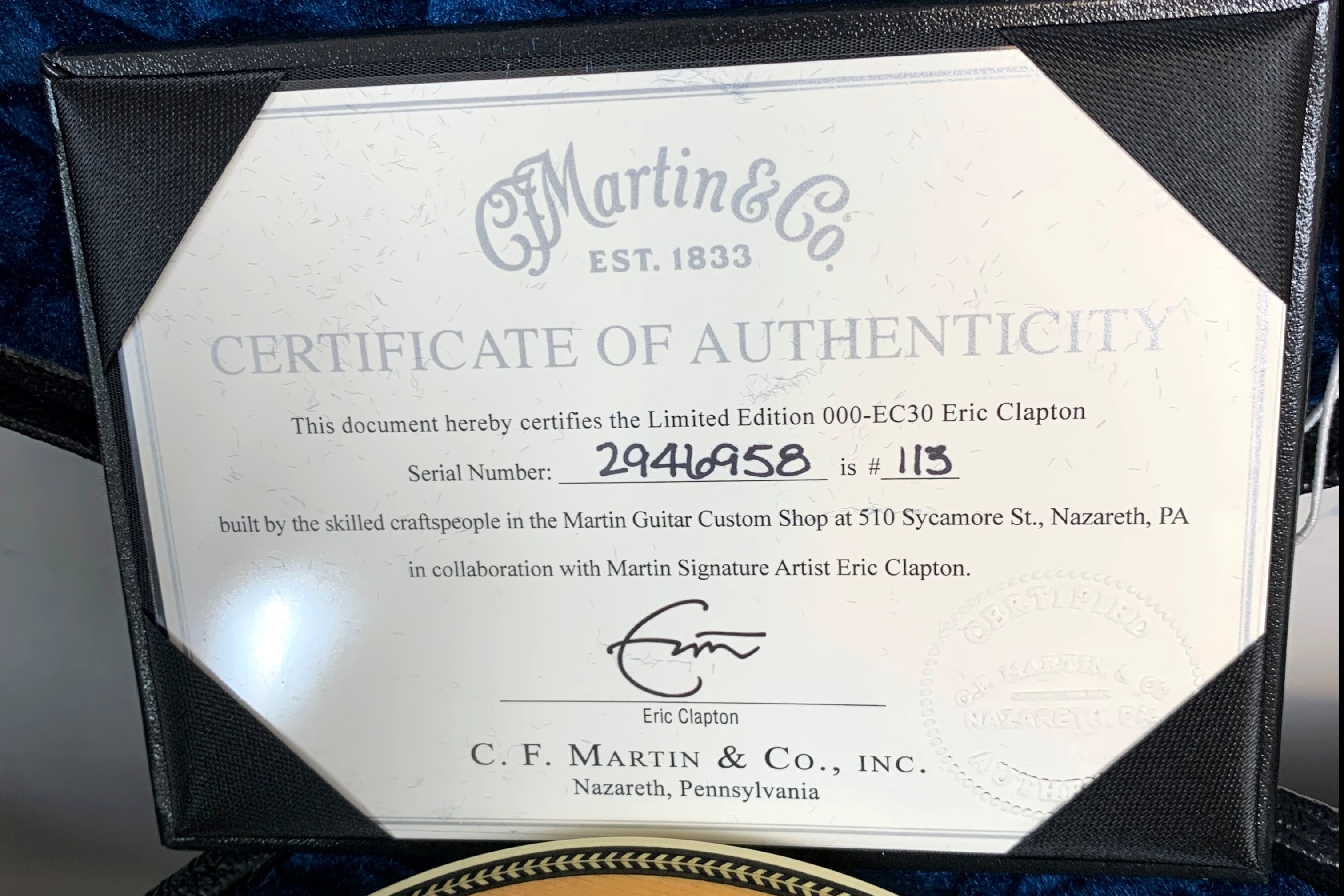 Martin & Co 000-EC 30th Anniversary (68034)
