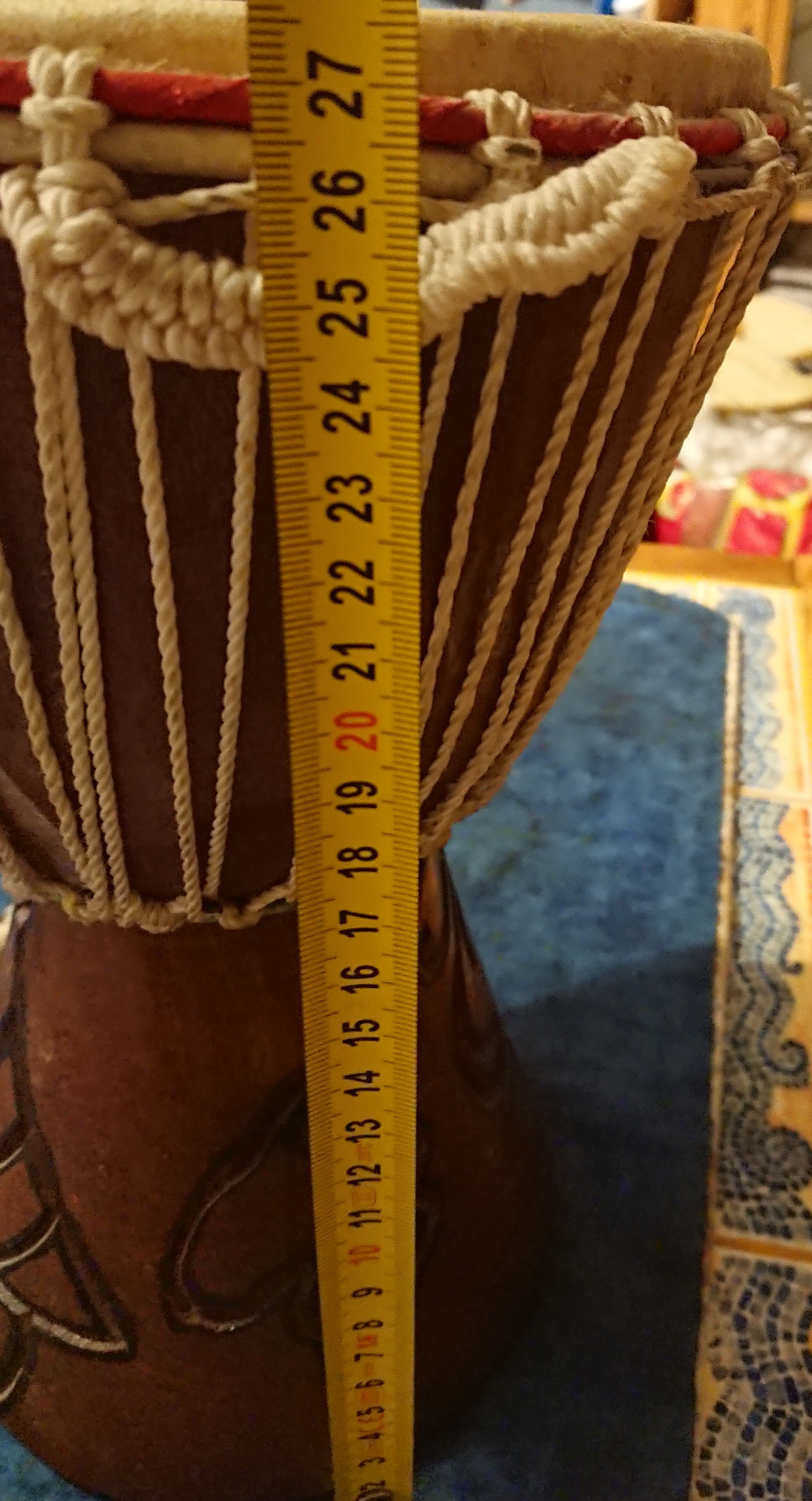 Dimens Djembé 27cm Diam 19 (2)