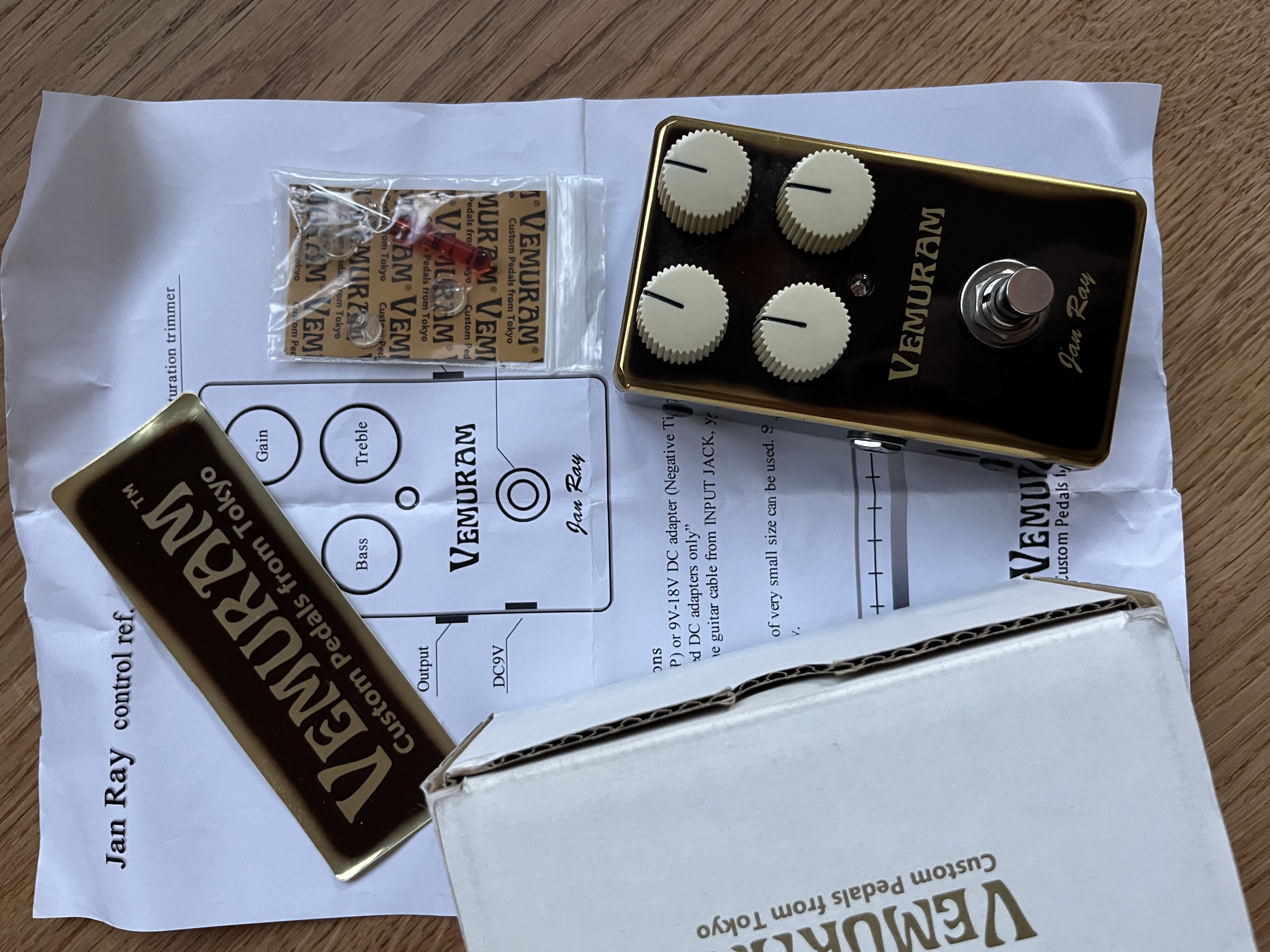 Vends Pédale Overdrive Vemuram Jan Ray Série 4000