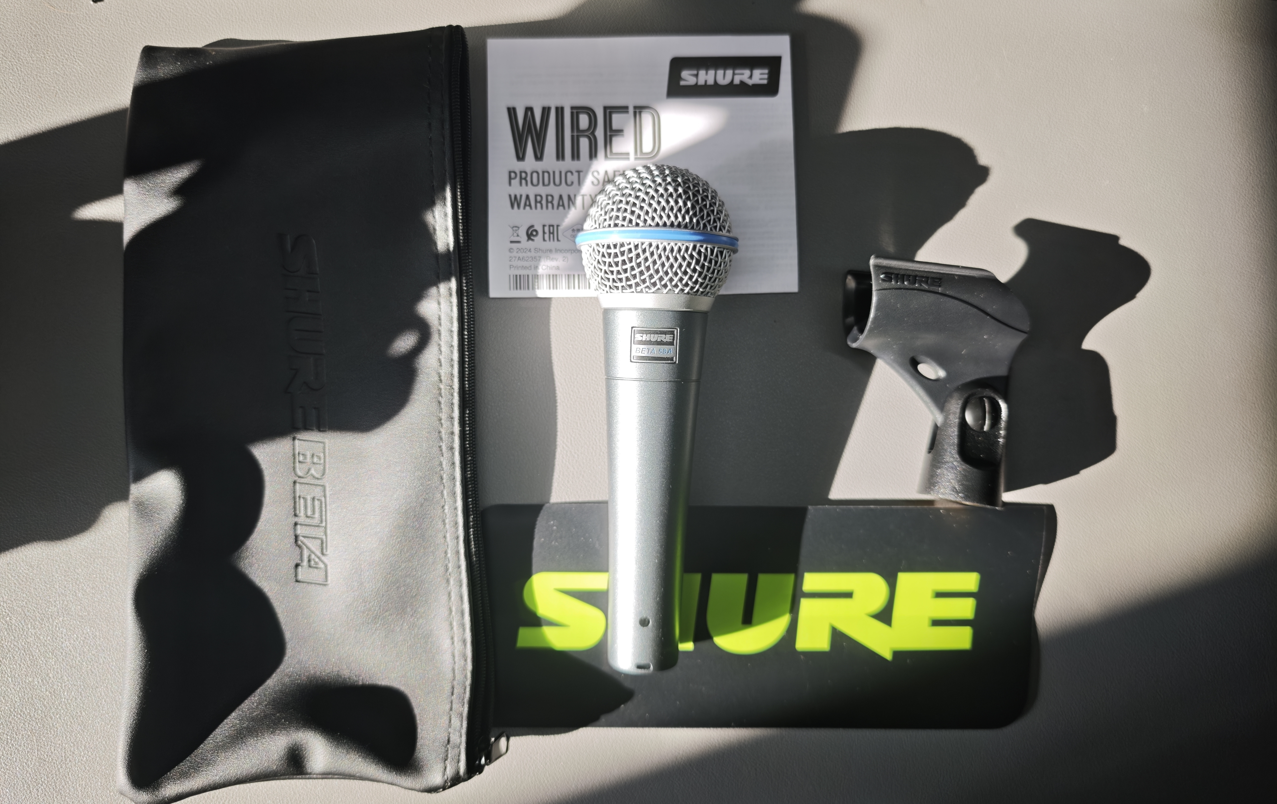 Micro Shure Beta 58A - Neuf