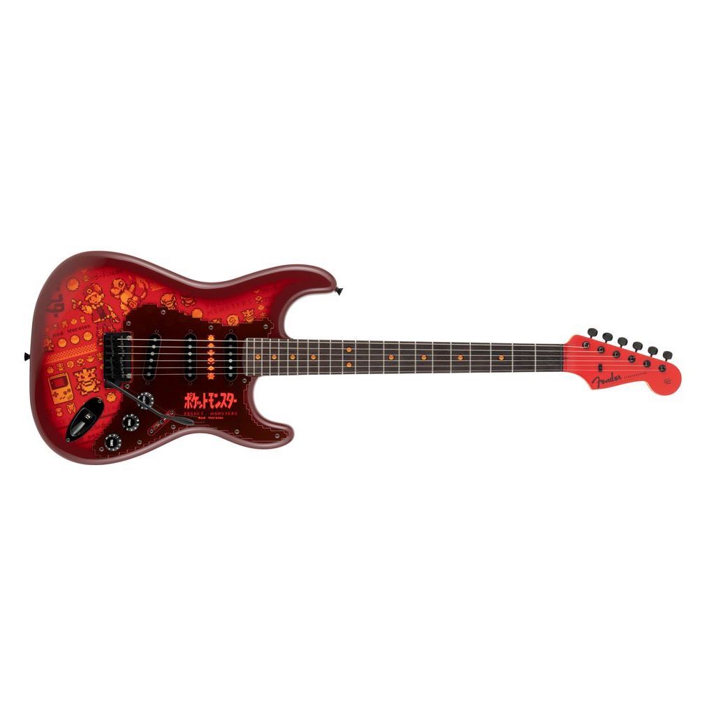 Made in Japan Pok&eacute;mon &ldquo;Red Version&rdquo; Stratocaster