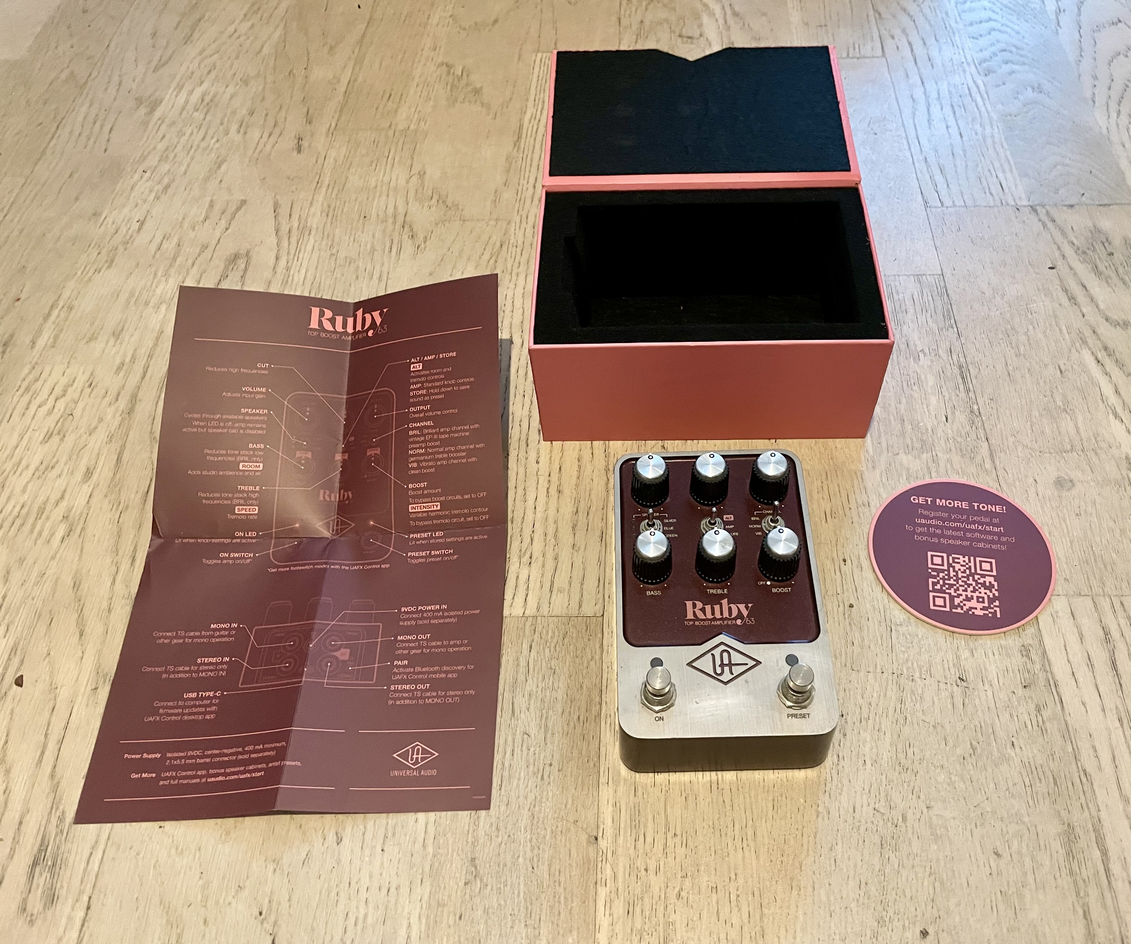 Universal Audio Ruby '63 Top Boost Amplifier (38370)