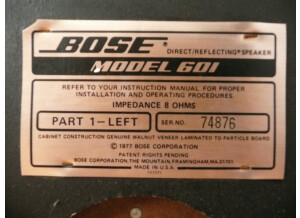 Bose 601