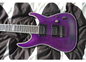 LTD H-1001 w/Duncans - See Thru Purple (62428)