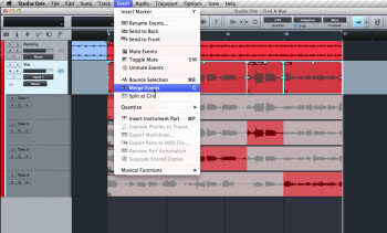 Comping audio Comping audio