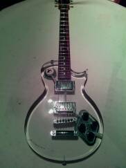 Wesley Guitars wesley acryl'o'paul transparent clear