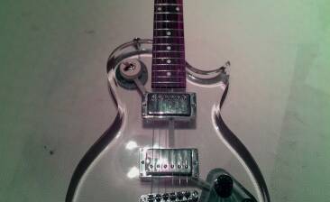 Wesley Guitars wesley acryl'o'paul transparent clear