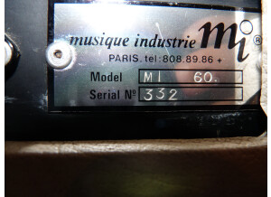 Mi - Musique Industrie MI 60 (37732)