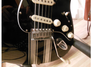 Fender Kenny Wayne Shepherd Stratocaster - Black with Racing Stripes