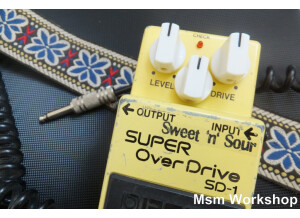 Boss SD-1 SUPER OverDrive -Sweet n Sour - Modded by MSM Workshop (4428)