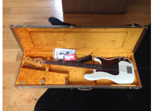 Fender American Vintage '62 Precision Bass - Olympic White Rosewood