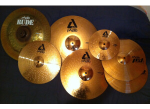 Paiste Set Cymbales (Alpha, Rude, PST5)