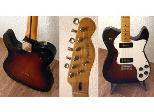 Fender Modern Player Telecaster Thinline Deluxe - 3-Color Sunburst Maple