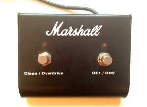 Marshall PEDL10013 - Twin Footswitch with LEDs Clean/Overdrive - OD1 / OD2 