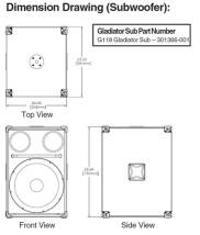 Electro-Voice Subwoofer G 118