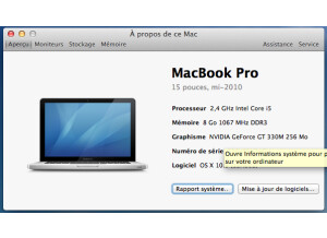 Apple macbook pro unibody 15" (44182)