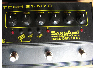 Tech 21 SansAmp Bass Driver DI Programmable (73880)