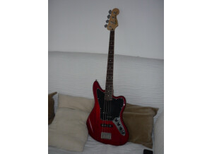 Squier Vintage Modified Jaguar Bass Special - Crimson Red Transparent Rosewood