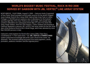VERTEC CLUSTERS lisboa rock'in Rio festival