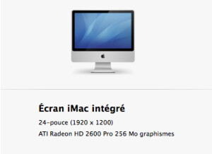 Apple iMac Intel Core 2 Duo 24" 2,8 Ghz (92798)