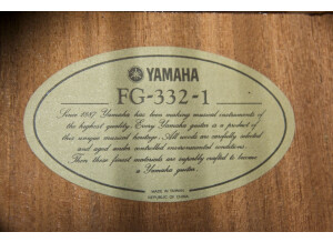 Yamaha FG-332
