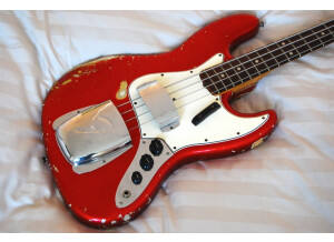 Fender 50th Anniversary Jazz Bass w/ Matching Headstock - Candy Apple Red Rosewood