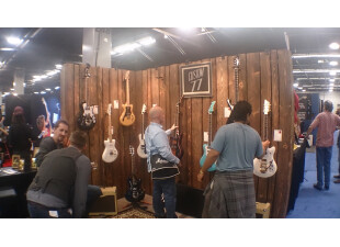 Custom 77 booth NAMM 2014 1