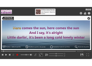 Myvoice karaoke screen lyrics fr 0