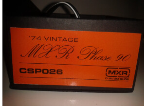 MXR M101 Phase 90 Script Logo Vintage (63613)