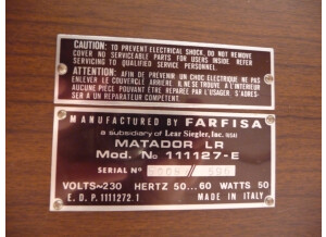 Farfisa Matador LR (98806)