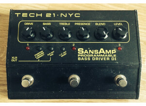 Tech 21 SansAmp Bass Driver DI Programmable (21295)