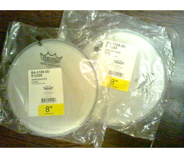 Remo Ambassador Coated 8"