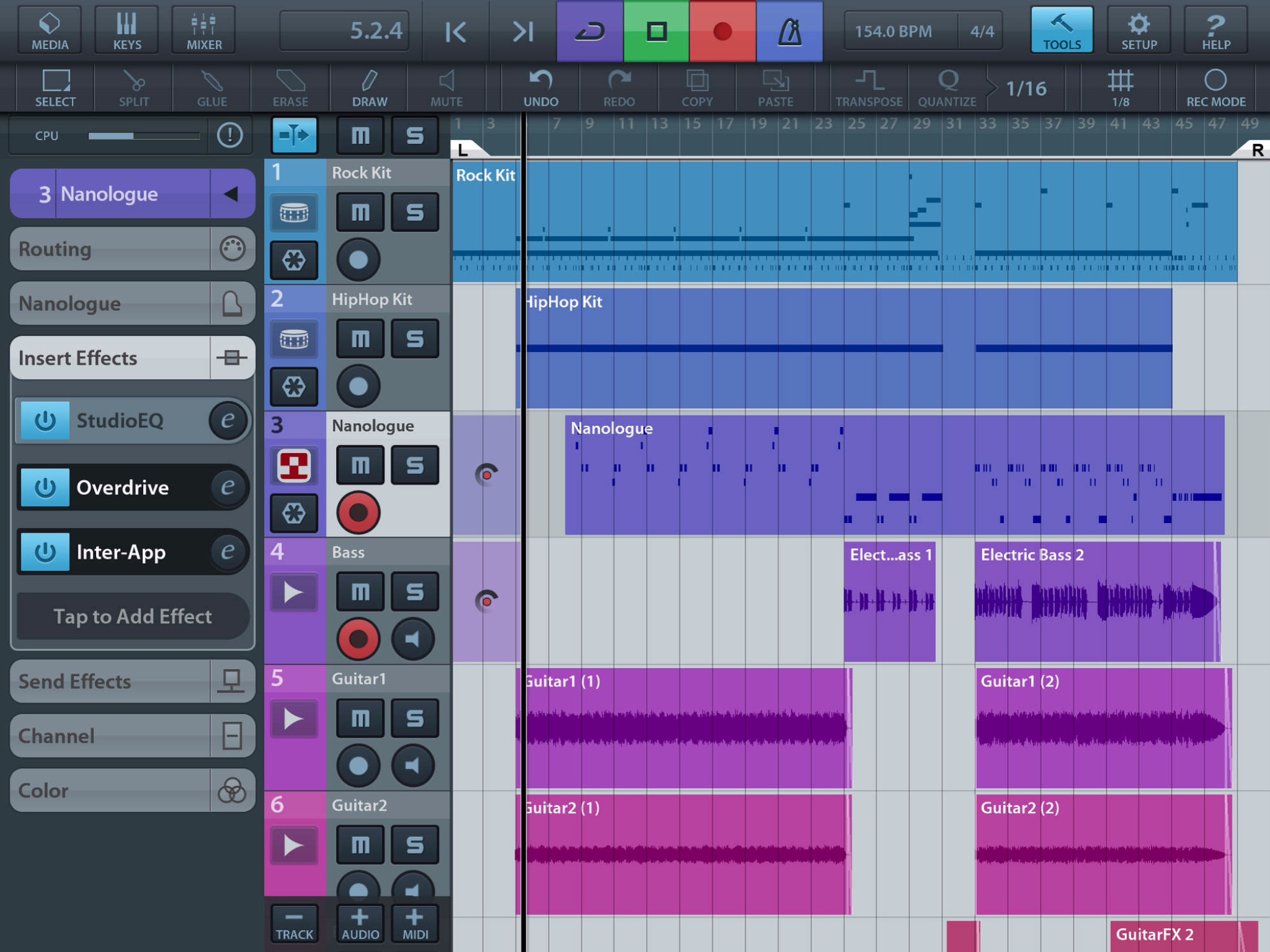 Steinberg Cubasis App