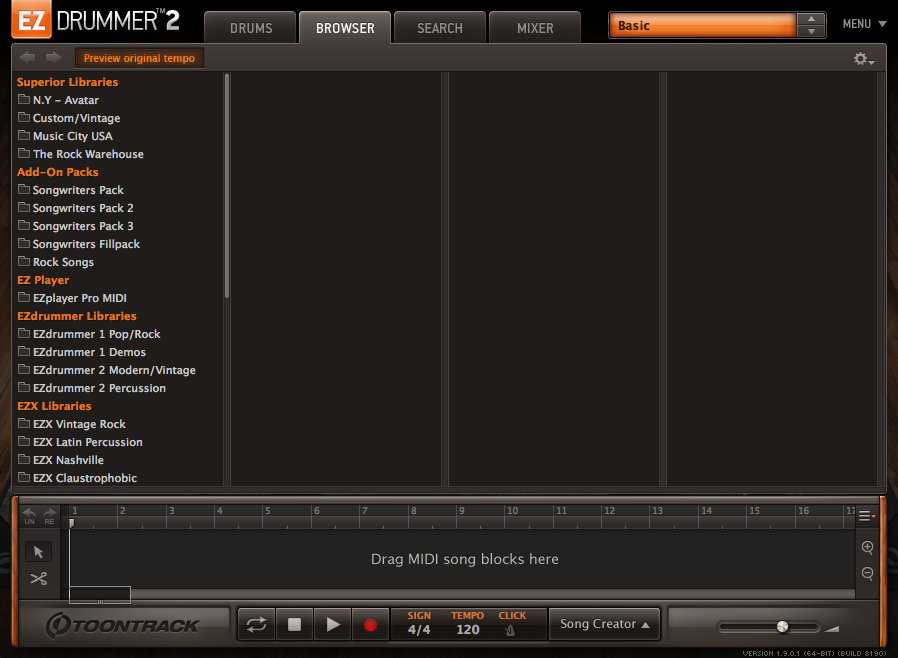Toontrack EZdrummer 2