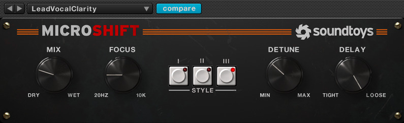 SoundToys MicroShift