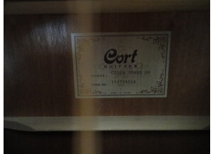 Cort Earth-Grand - Open Pore Blackwood
